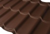 Металлочерепица "Супер Монтеррей" 1180 (1100)*3618*0,5 мм Шоколад (8017) КИТАЙ