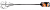 Насадка - миксер оцинкованная 400*80 мм SDS+ ВИХРЬ