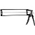 Пистолет для герметика 310 мл скелетный усиленный с фиксатором, 6 - гранный шток 7 мм SPARTA