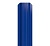 Евроштакетник метал. 0,45 мм (128*500 мм) Сигнальный синий 5005